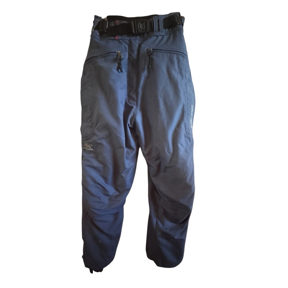 Helly Hansen Blue Adjustable Helly Tech Snow Waterproof Pants Women's XS Pockets